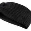 Strick-Stirnband, schwarz