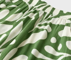Strukturierte Palazzohose mit Alloverprint