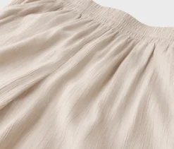 Strukturierte Palazzohose, sand