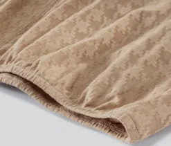 Strukturiertes Langarmshirt, camel