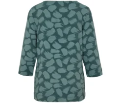 Strukturiertes Shirt, Alloverprint
