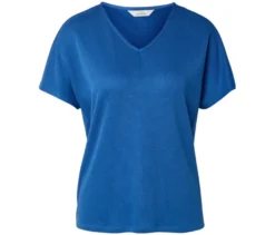 Strukturiertes Shirt, blau