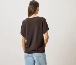 Strukturiertes Shirt, braun