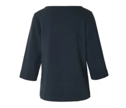 Strukturiertes Shirt, dunkelblau