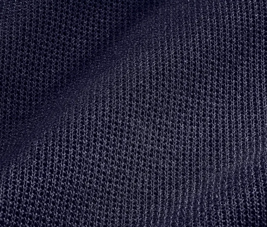 Strukturiertes Shirt, dunkelblau