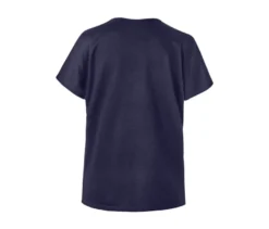 Strukturiertes Shirt, dunkelblau
