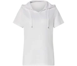 Strukturiertes Shirt, weiß