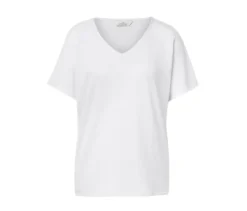 Strukturiertes Shirt, weiß