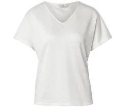 Strukturiertes Shirt, weiß