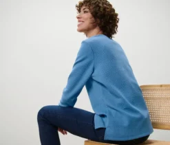 Strukturiertes Sweatshirt