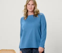 Strukturiertes Sweatshirt