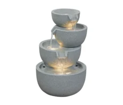 4-stufiger LED-Gartenbrunnen »Rama«