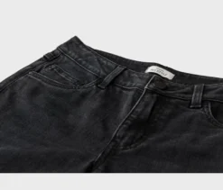 Super Wide Jeans ‒ Fit »Lexi«, black washed denim