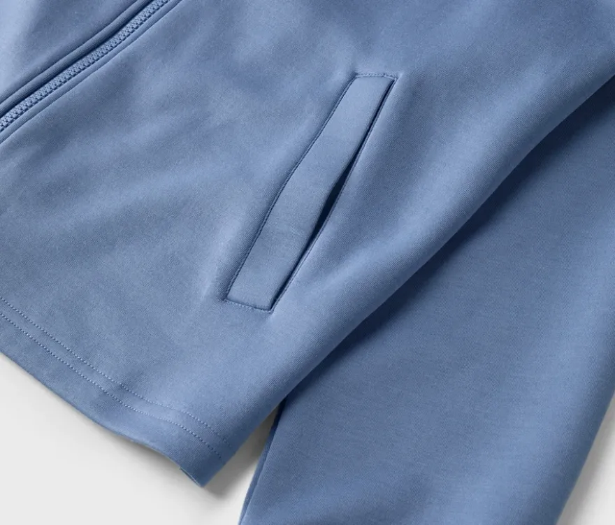 Sweatjacke, hellblau