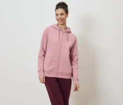 Sweatjacke, rosa