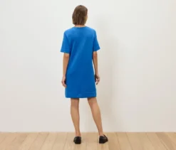 Sweatkleid, kobaltblau