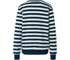 Sweatshirt, blau-weiß gestreift