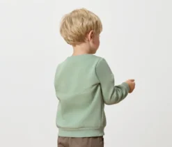 Sweatshirt mit angerauter Innenseite, mint
