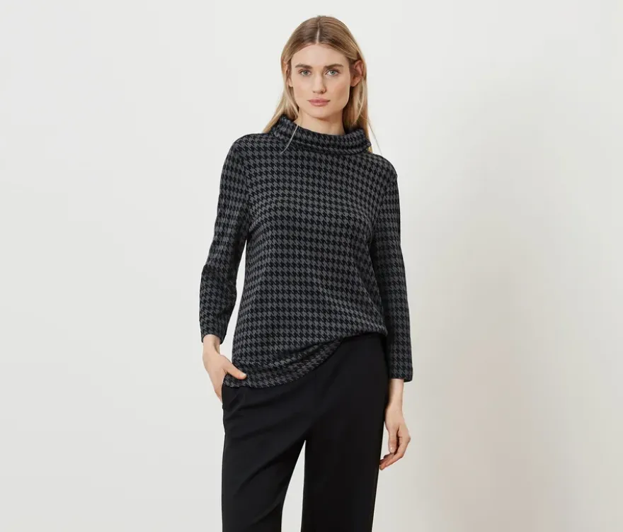 Sweatshirt mit Stehkragen