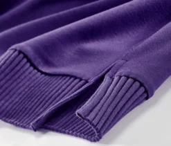 Sweatshirt mit Stehkragen, lila