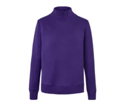 Sweatshirt mit Stehkragen, lila