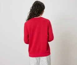 Sweatshirt, rot