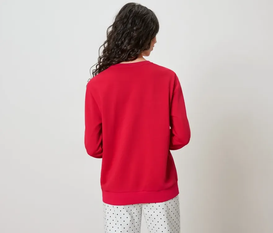 Sweatshirt, rot