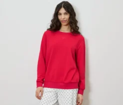 Sweatshirt, rot