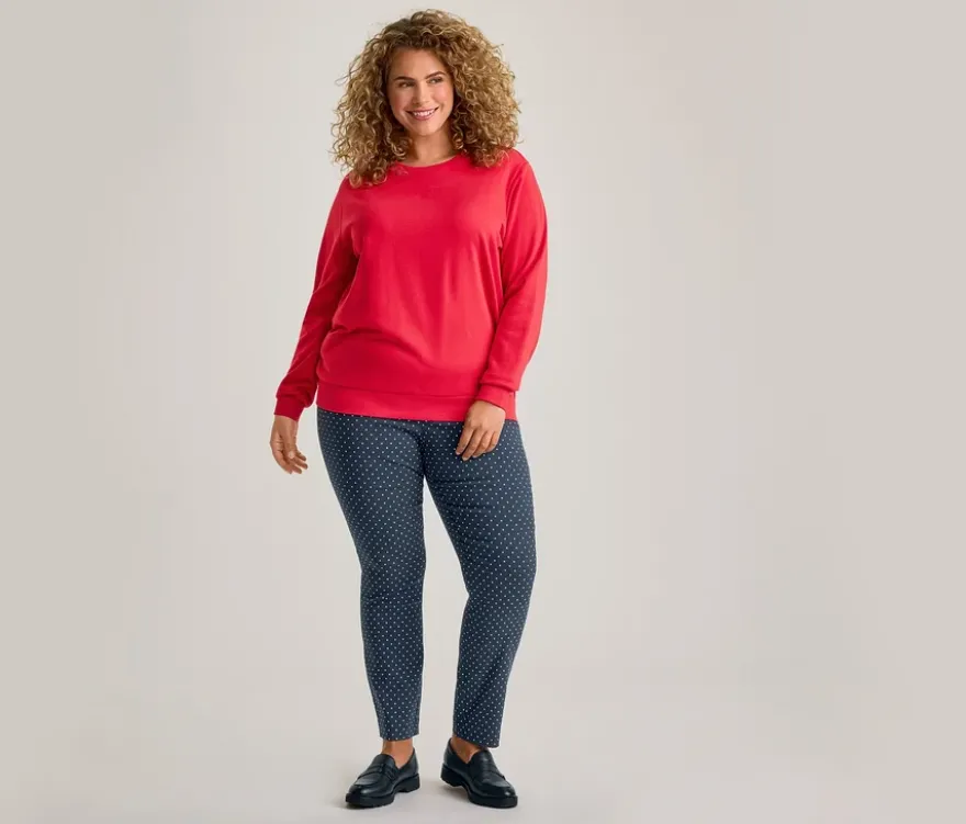 Sweatshirt, rot