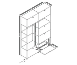 Systemschrank Metall »CN3«, grau