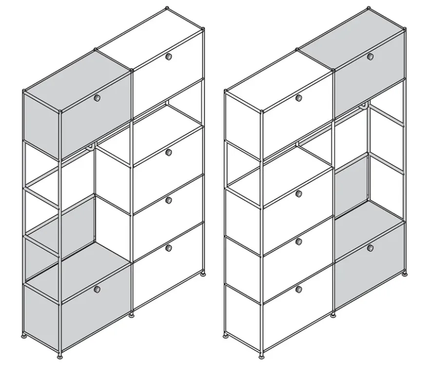 Systemschrank Metall »CN3«, grau