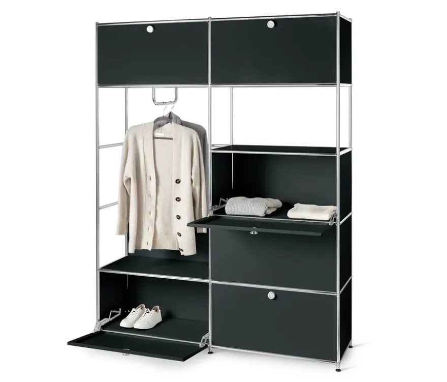 Systemschrank Metall »CN3«, schwarz