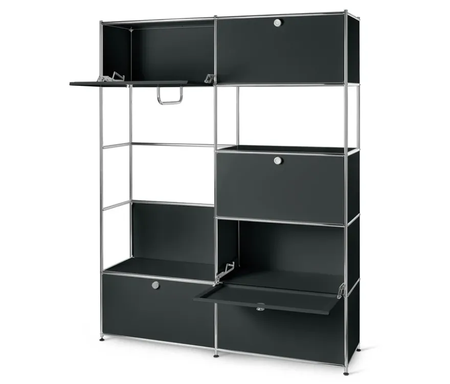 Systemschrank Metall »CN3«, schwarz