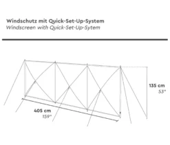 Tambu Windschutz »PRAKI«