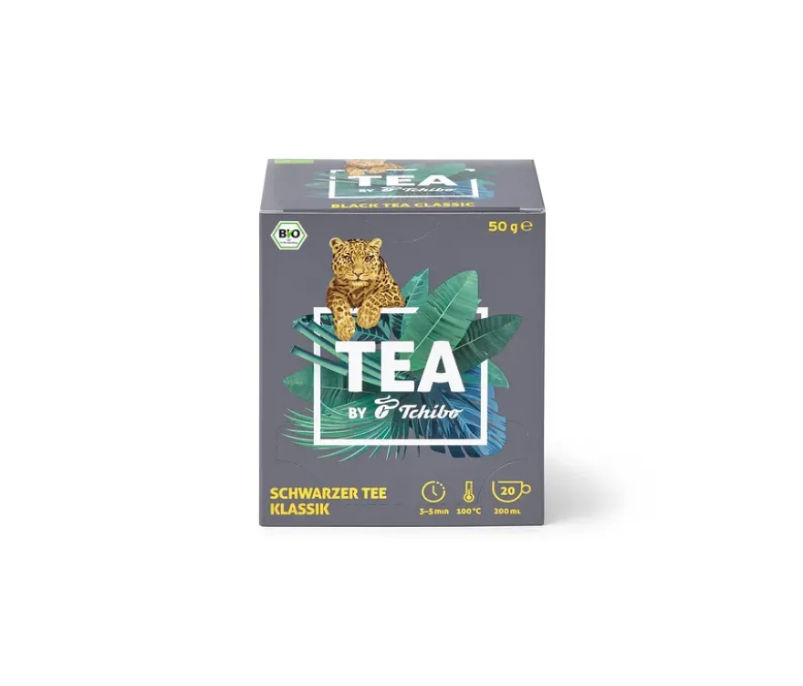 TEA by Tchibo Bio Schwarzer Tee Klassik - 8 x 20