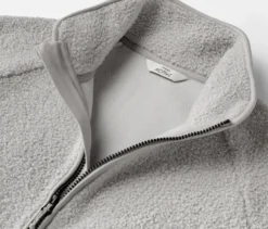 Teddyfleece-Jacke, grau