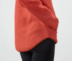 Teddyfleece-Jacke, orange