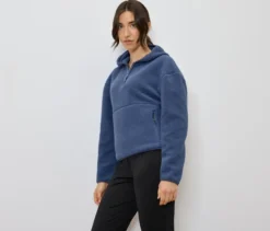 Teddypullover, blau
