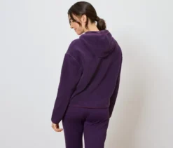 Teddypullover, lila