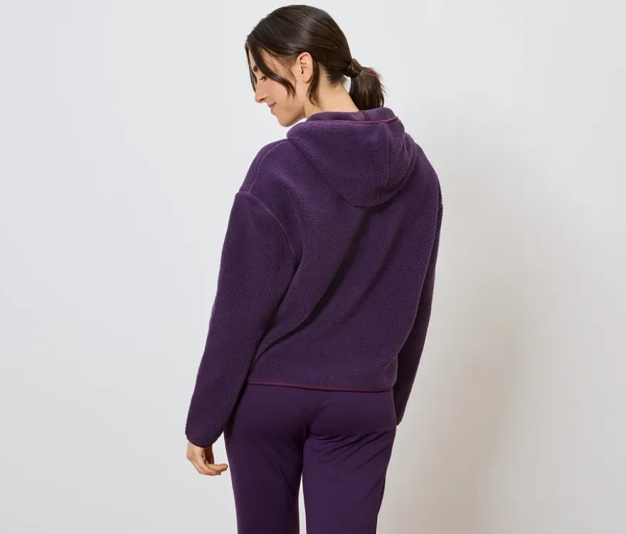 Teddypullover, lila