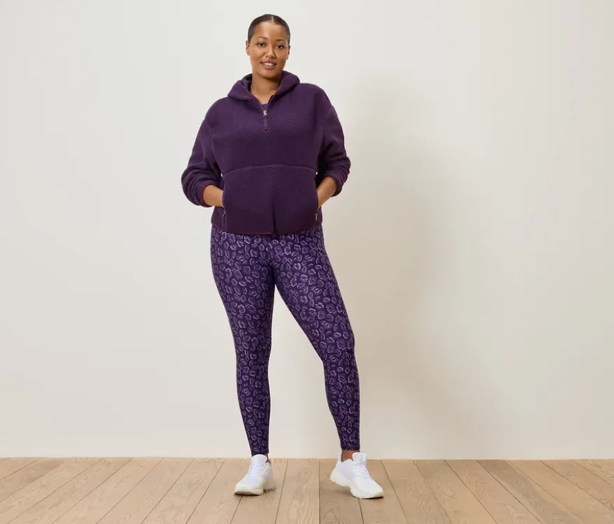 Teddypullover, lila