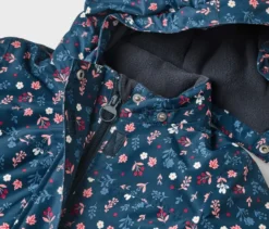 2-teilige Kinder-Schneekombi, Blumen