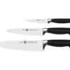 4-teiliger ZWILLING Messerblock, selbstschärfend
