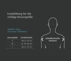 TEMPUR® Shape Queen SmartCool™ Schlafkissen S