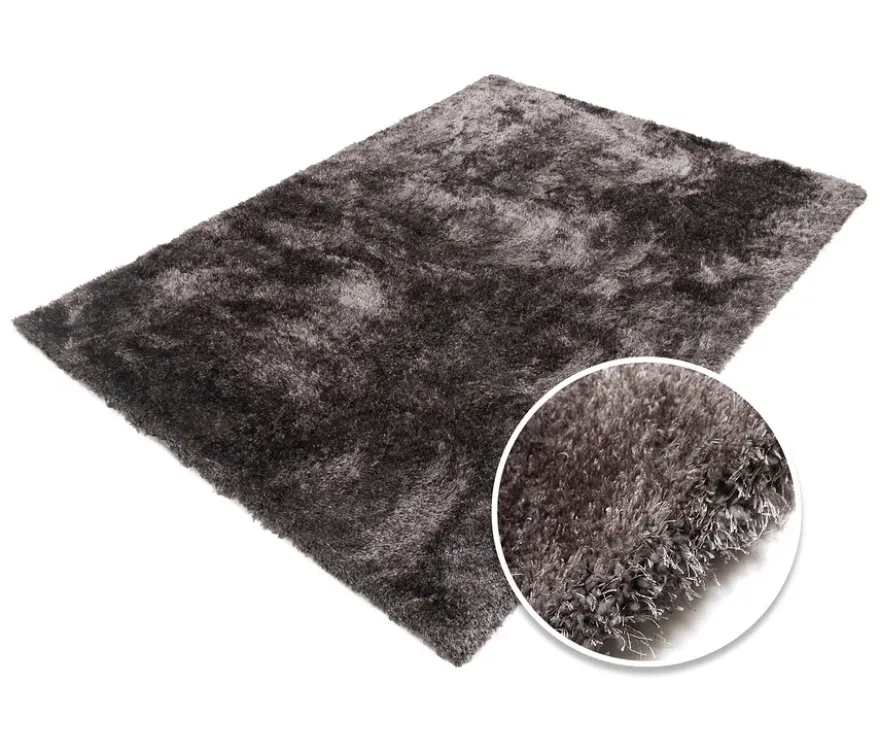 Teppich »Silky«, dunkelbraun, 200 x 290