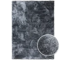 Teppich »Silky«, grau,160 x 230