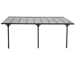 Terrassenüberdachung, Breite ca. 556 cm, anthrazit