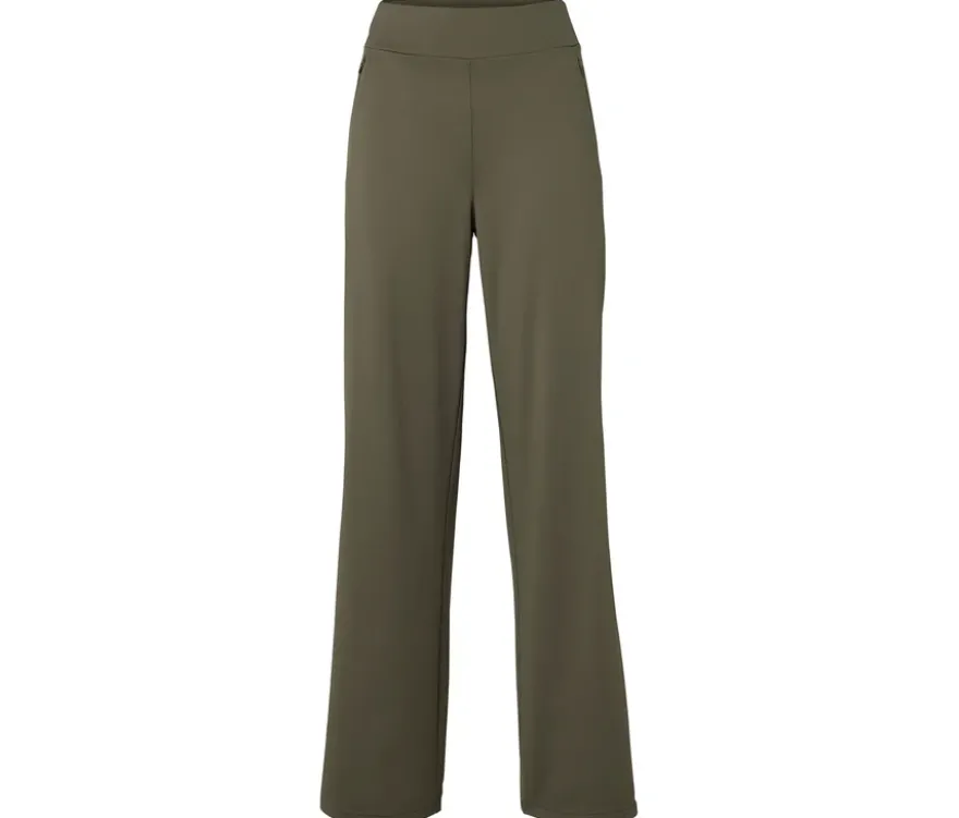 Thermohose Wide Leg, khaki