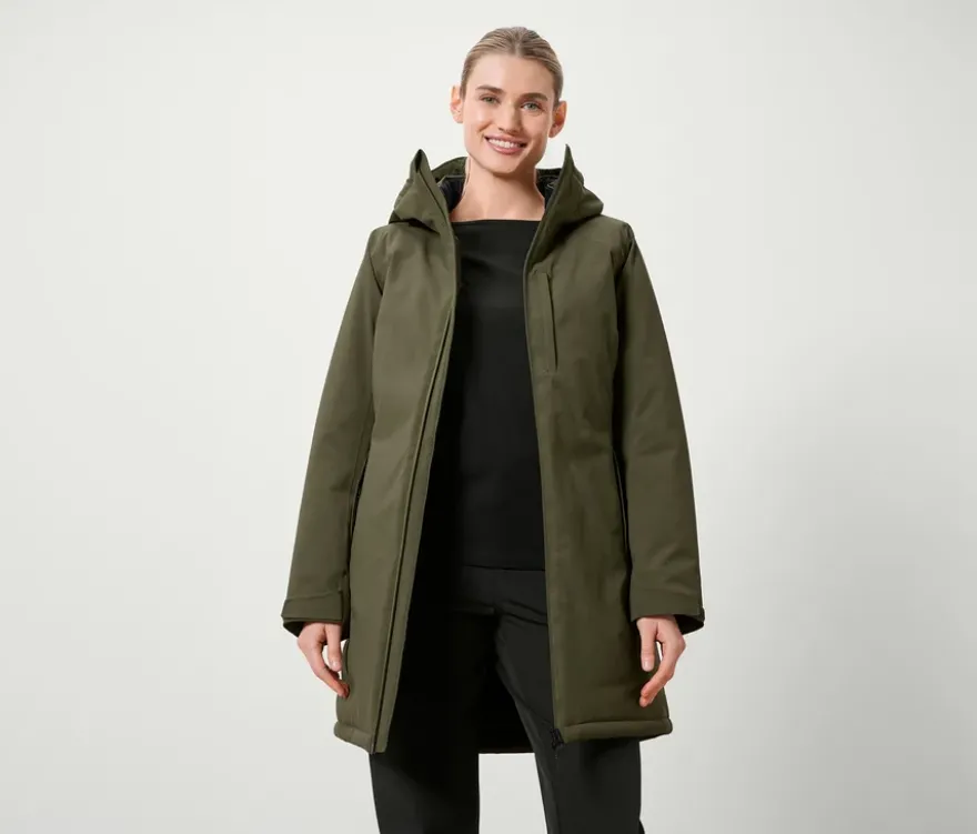 Thermo-Mantel, khaki