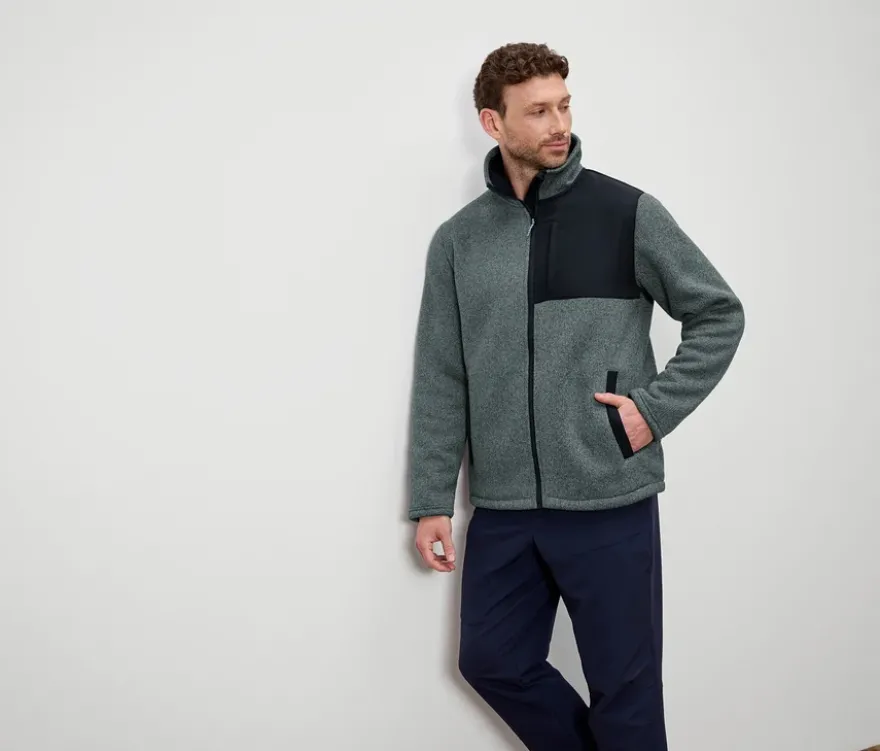 Thermo-Strickfleecejacke